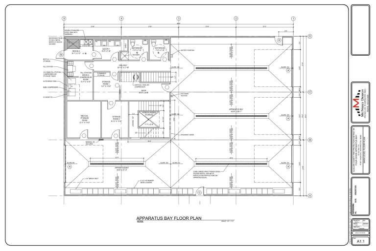 Apparatus Bay Floor Plan